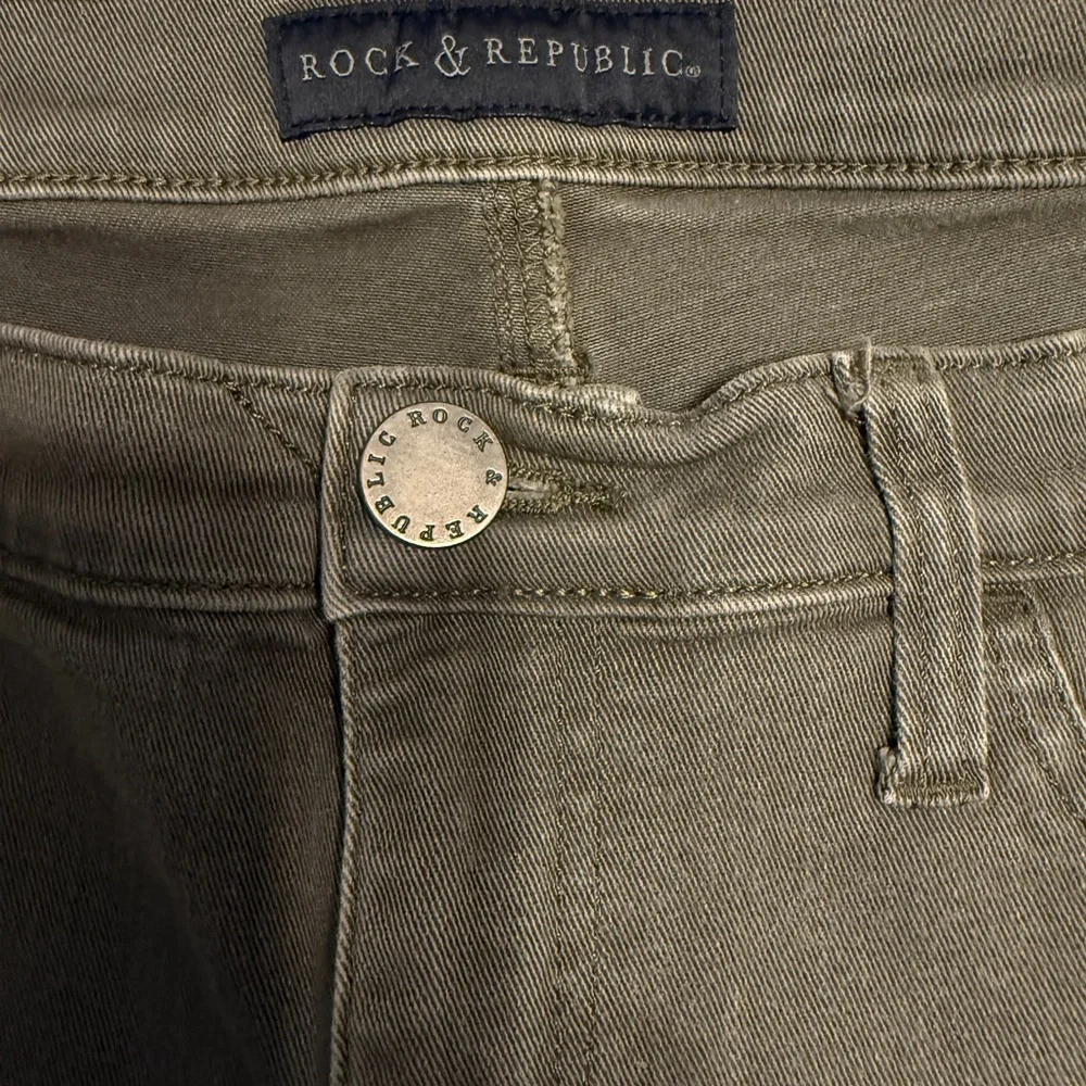 Rock & Republic Olive Green Women Jeans